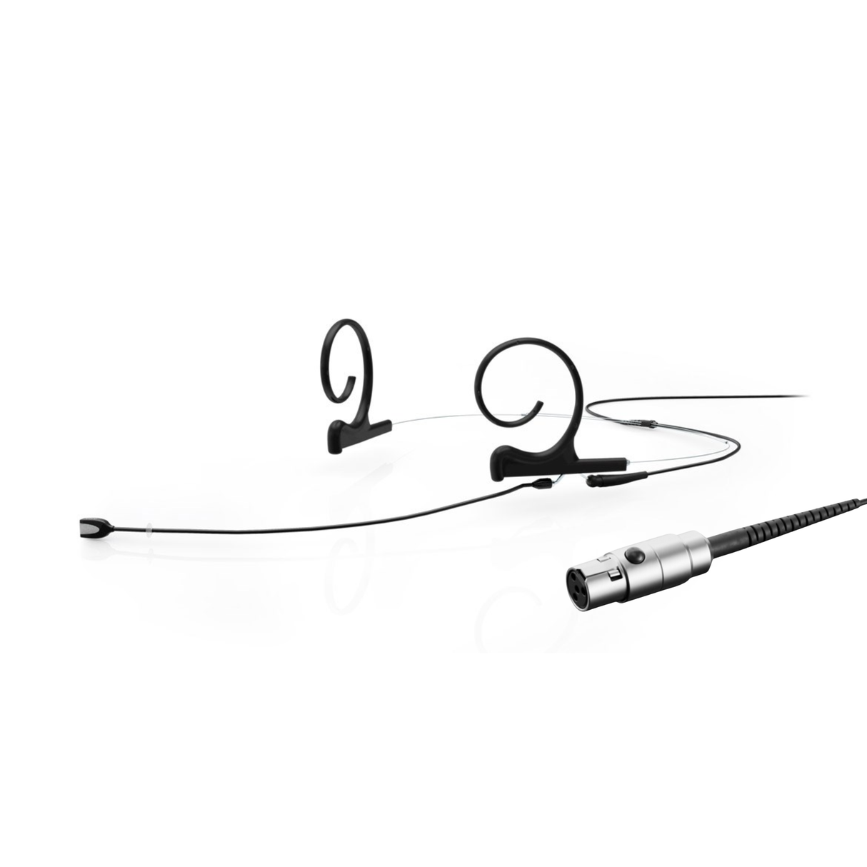 DPA 4166 CORE+ Omni Flex Headset Mic, 110 mm Boom, Black, TA4F Mini-XLR