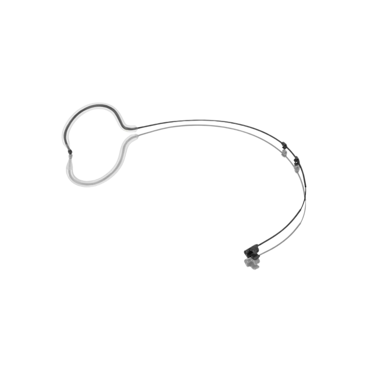 Countryman two-ear clip for E6/E6i earsets, mic worn on left, black