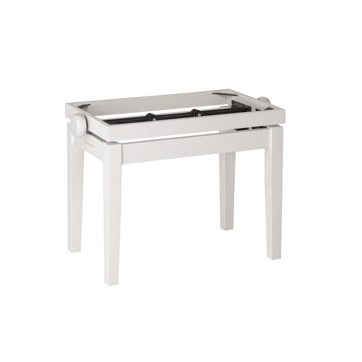 K&M 13710 piano bench, wooden frame, white matt finish