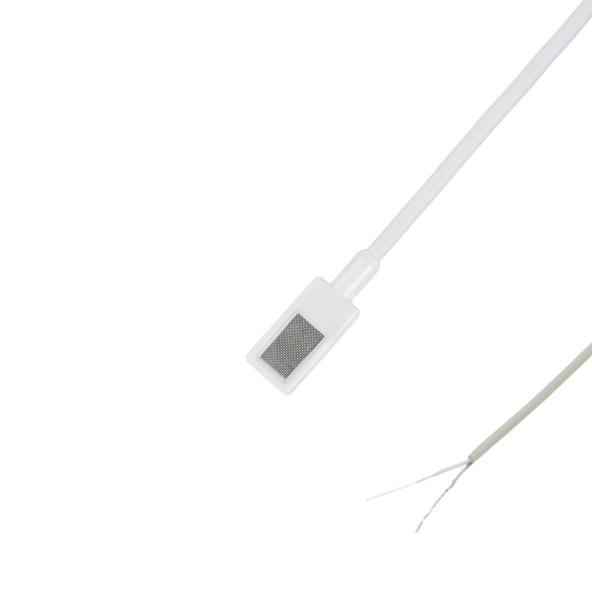 Countryman EMW (square) microphone to pig tails, white, shelved HF response