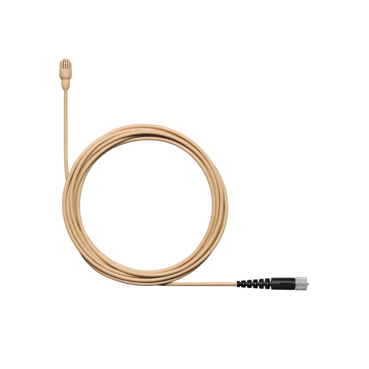 Shure Omnidirectional Condenser Microphone  (Low-sens) with 1.6mm cable & MDOT connector (Tan)