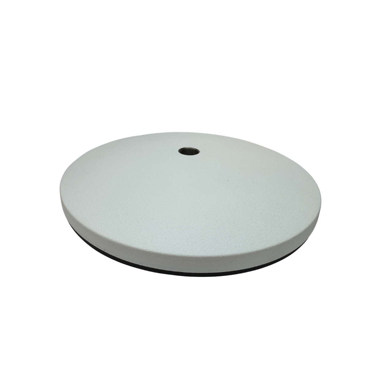 K&M round base for 26010 stand, white