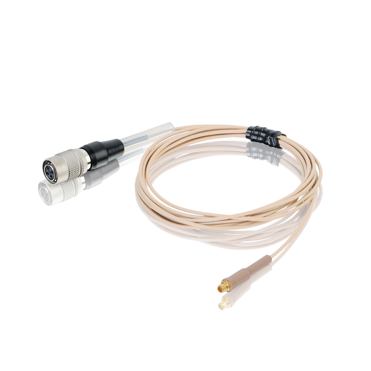 Countryman cable only; for E6 (round EarSet) microphone wired for Audio-Technica, light beige