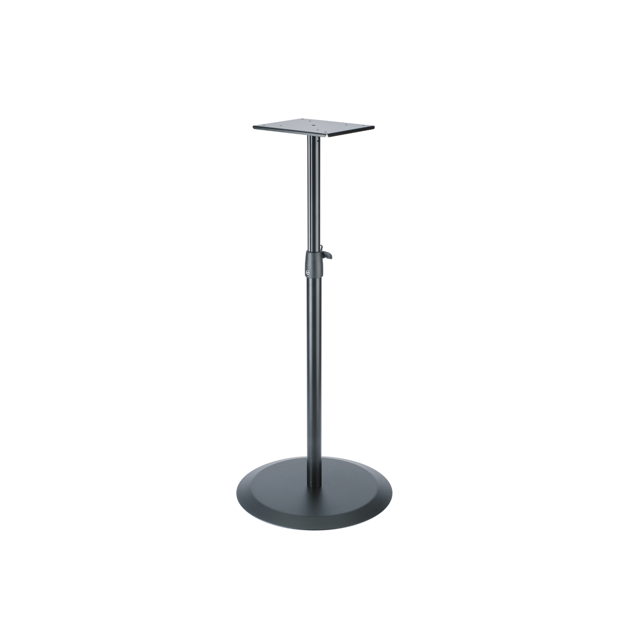 K&M 26740 monitor stand with round base, black