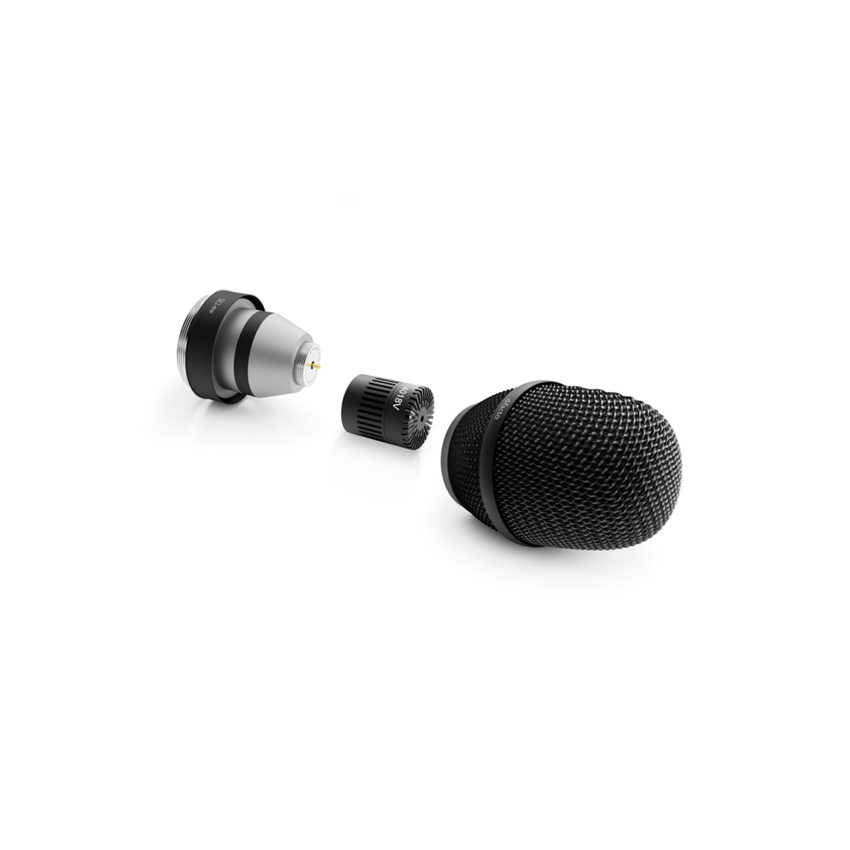 DPA d:facto™ 4018V Softboost Supercardioid Mic, SE2-ew Adapter (Sennheiser 2000/6000/9000/D1), Black
