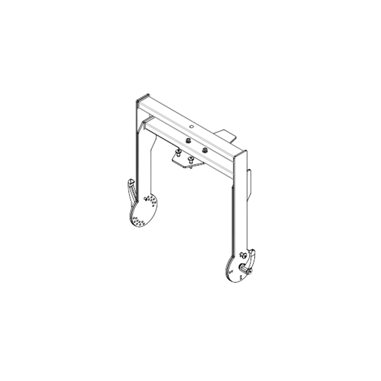 EM Acoustics FC-159v Vertical hanging cradle for EMS-159/156, black