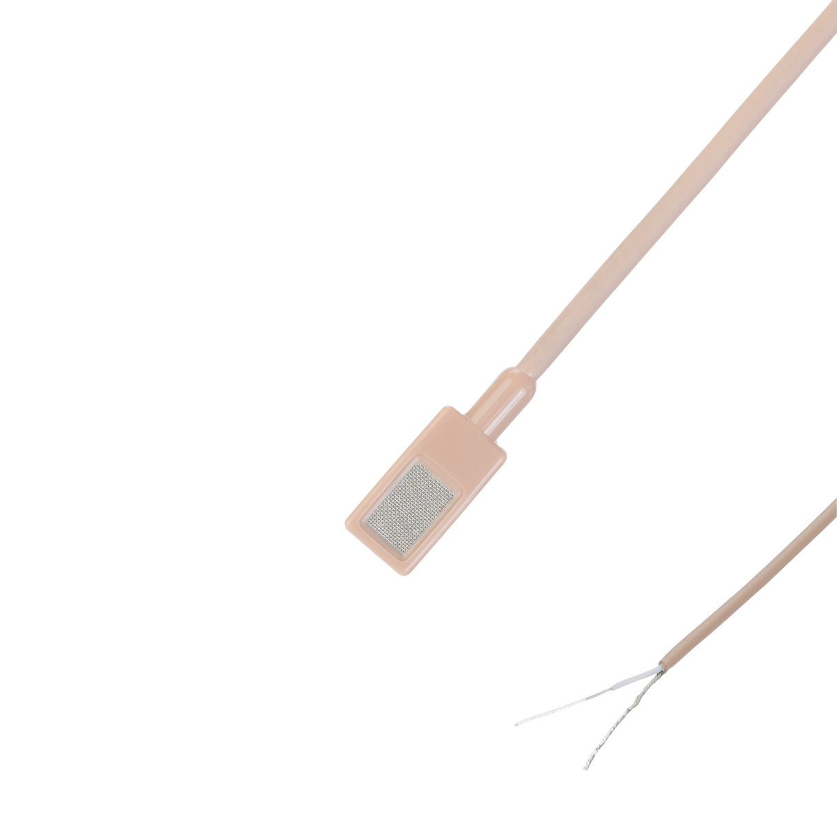 Countryman EMW (square) microphone to pig tails, light beige, flat HF response