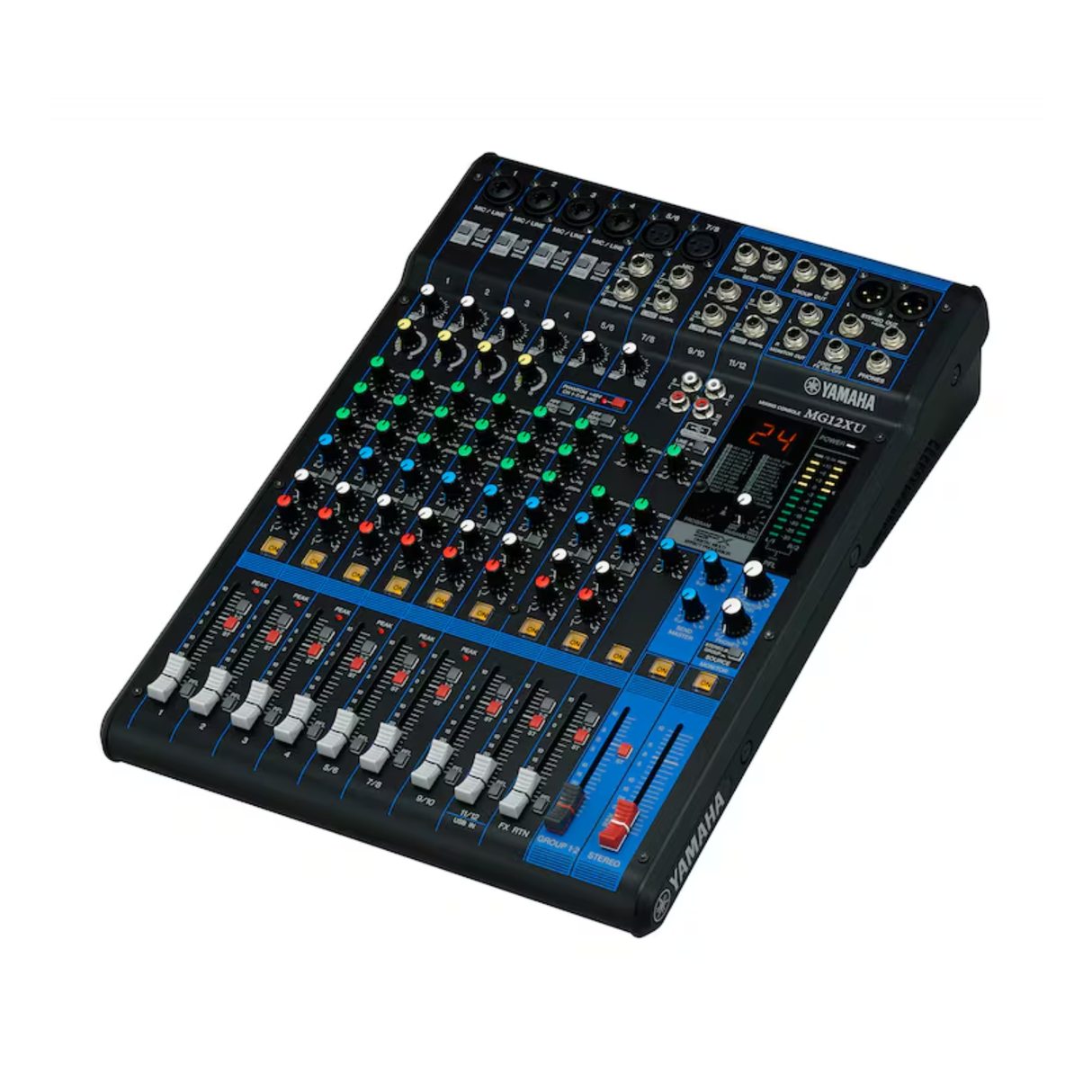 Yamaha MG12XU 12 channels, D-Pre mic preamps, 48V phantom power