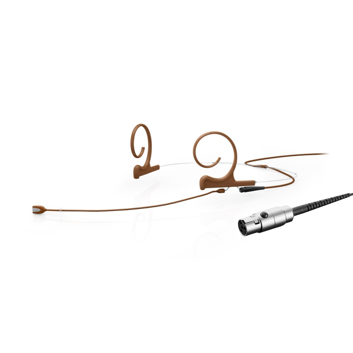 DPA 4166 CORE Omni Flex Headset Mic, 110 mm Boom, Brown, TA4F Mini-XLR