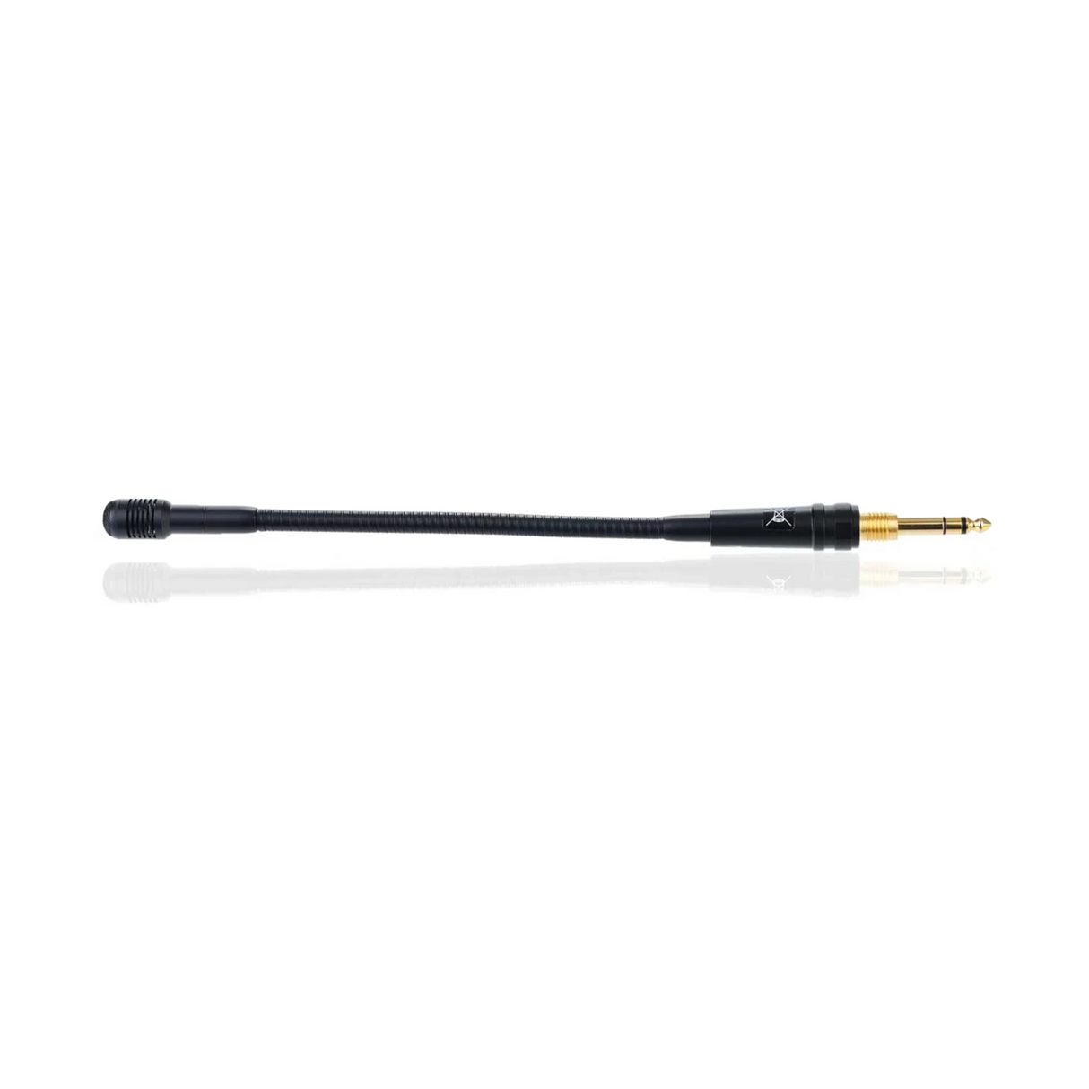 Clear-Com Gooseneck Microphone: Standard, 10" / 250mm, Black, TRS for Arcadia, Encore, i-Series, ICS