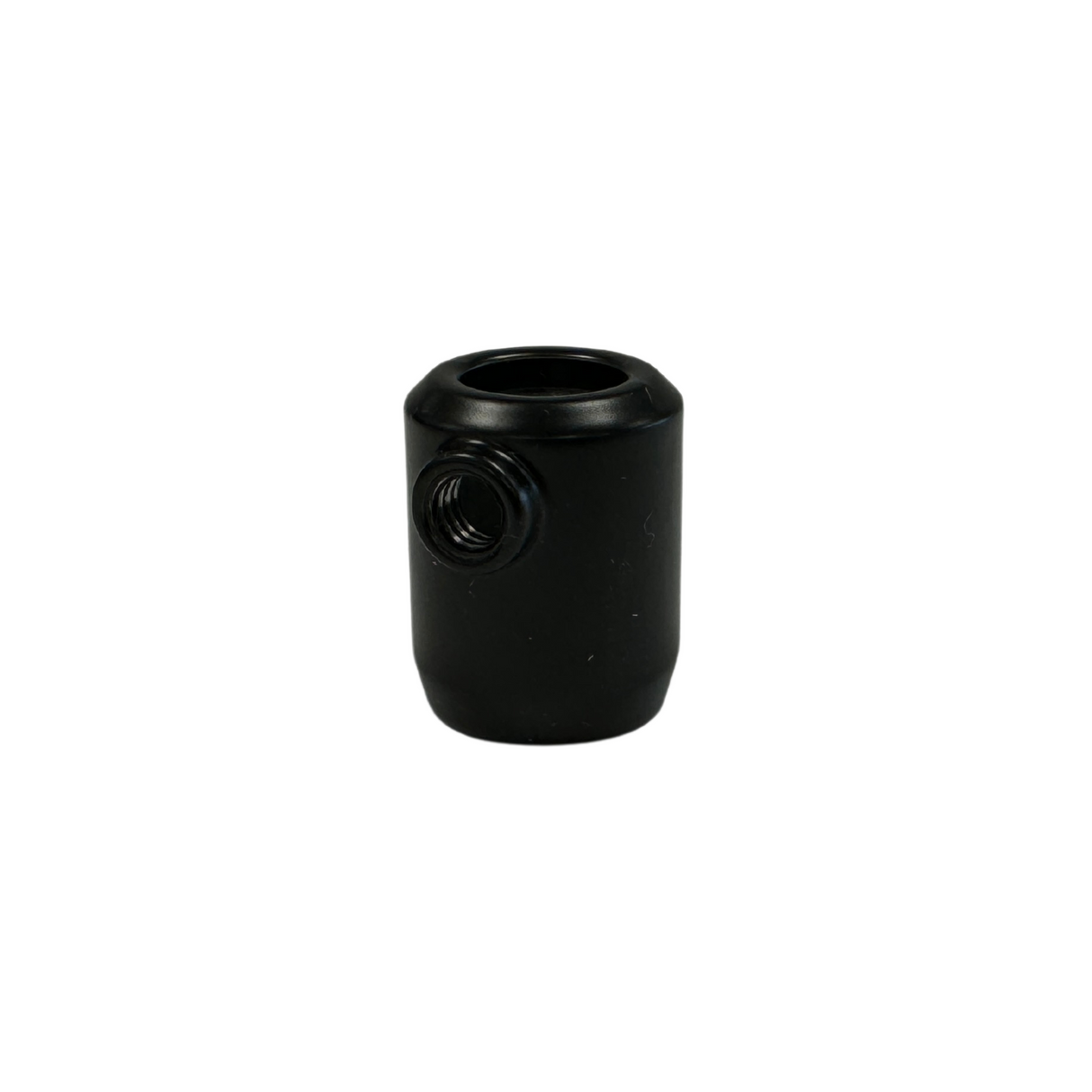 K&M zinc cap with M6 thread, for 21110 boom arm, black