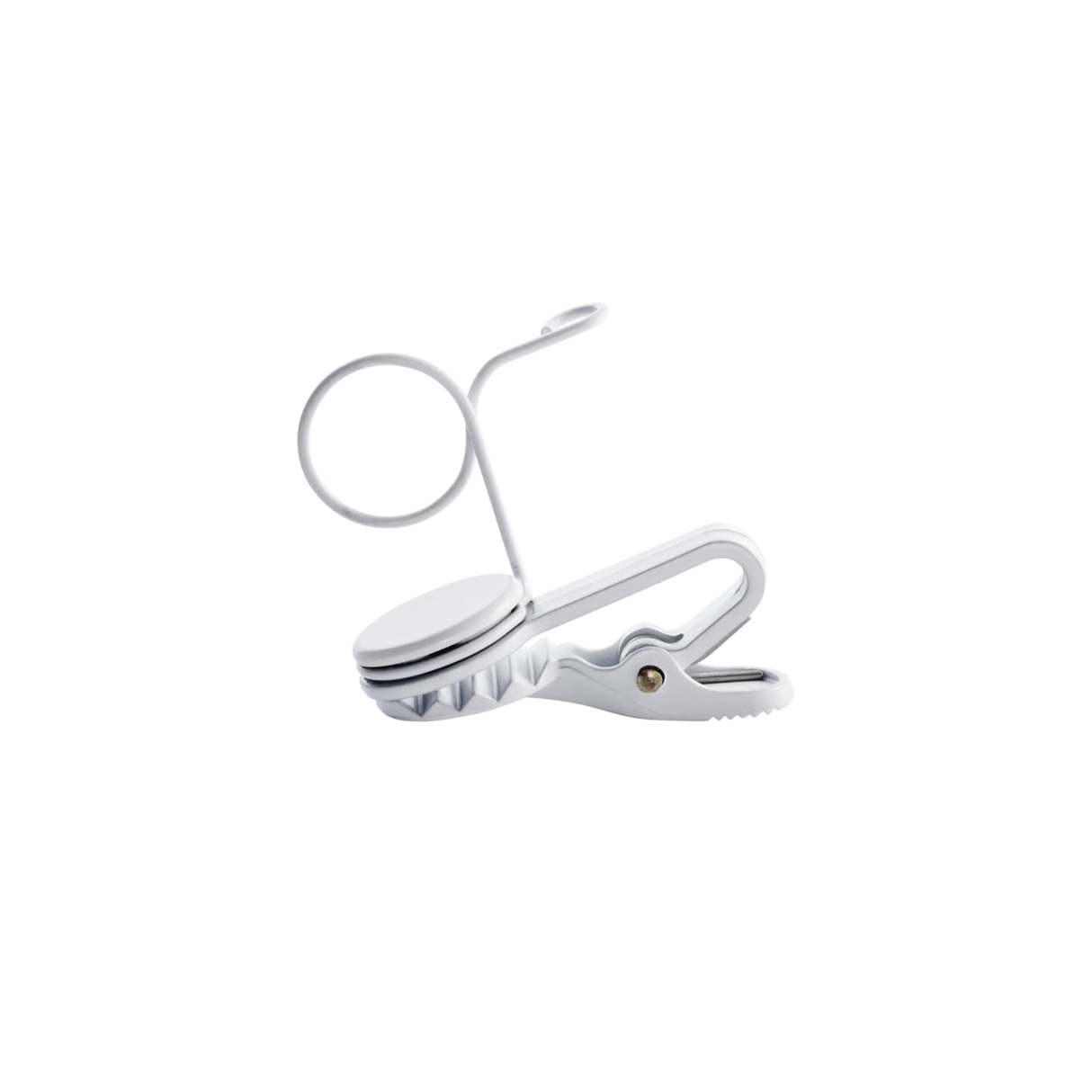 Shure Single Tie Clip, White