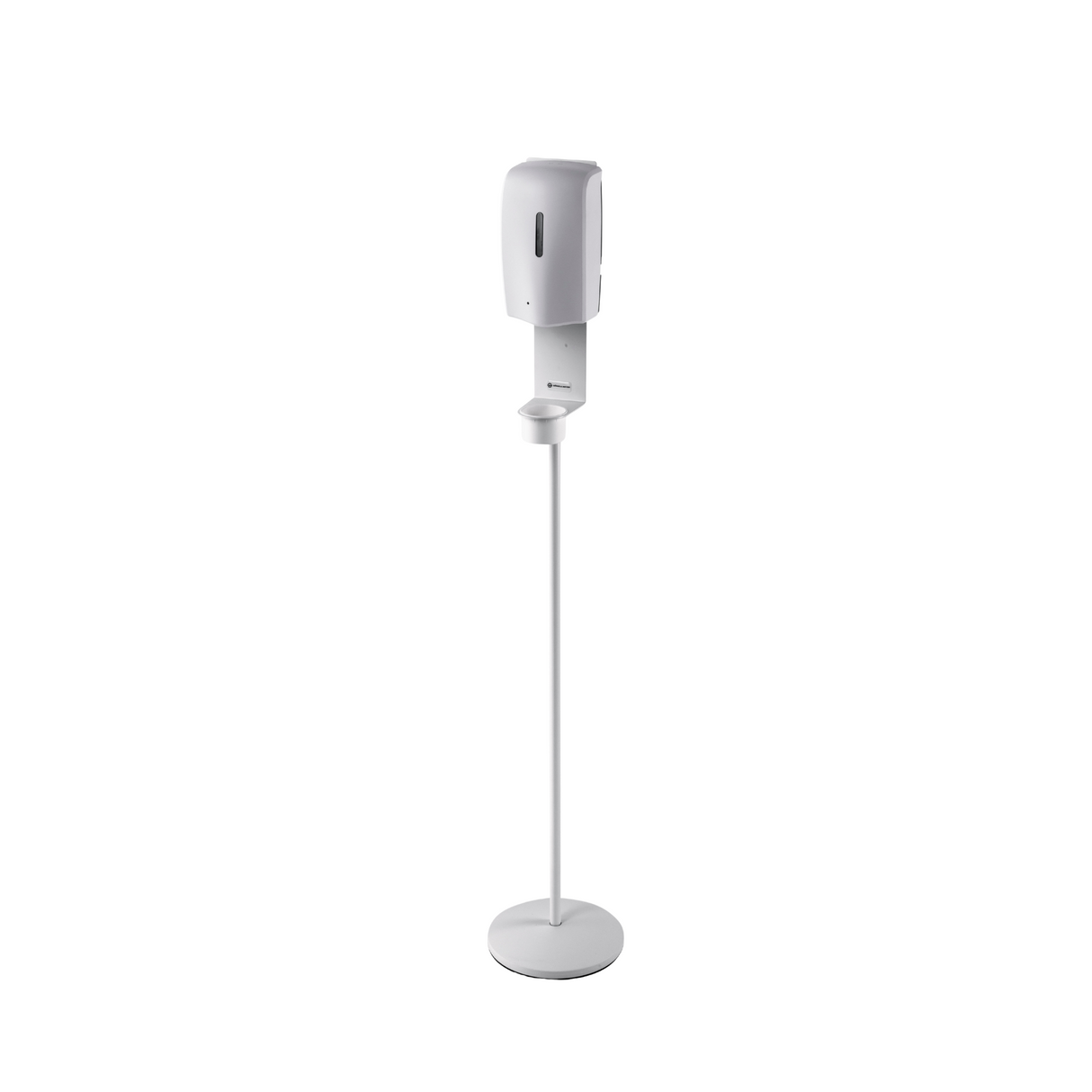 K&M 80329 disinfectant stand including sensor dispenser, pure white