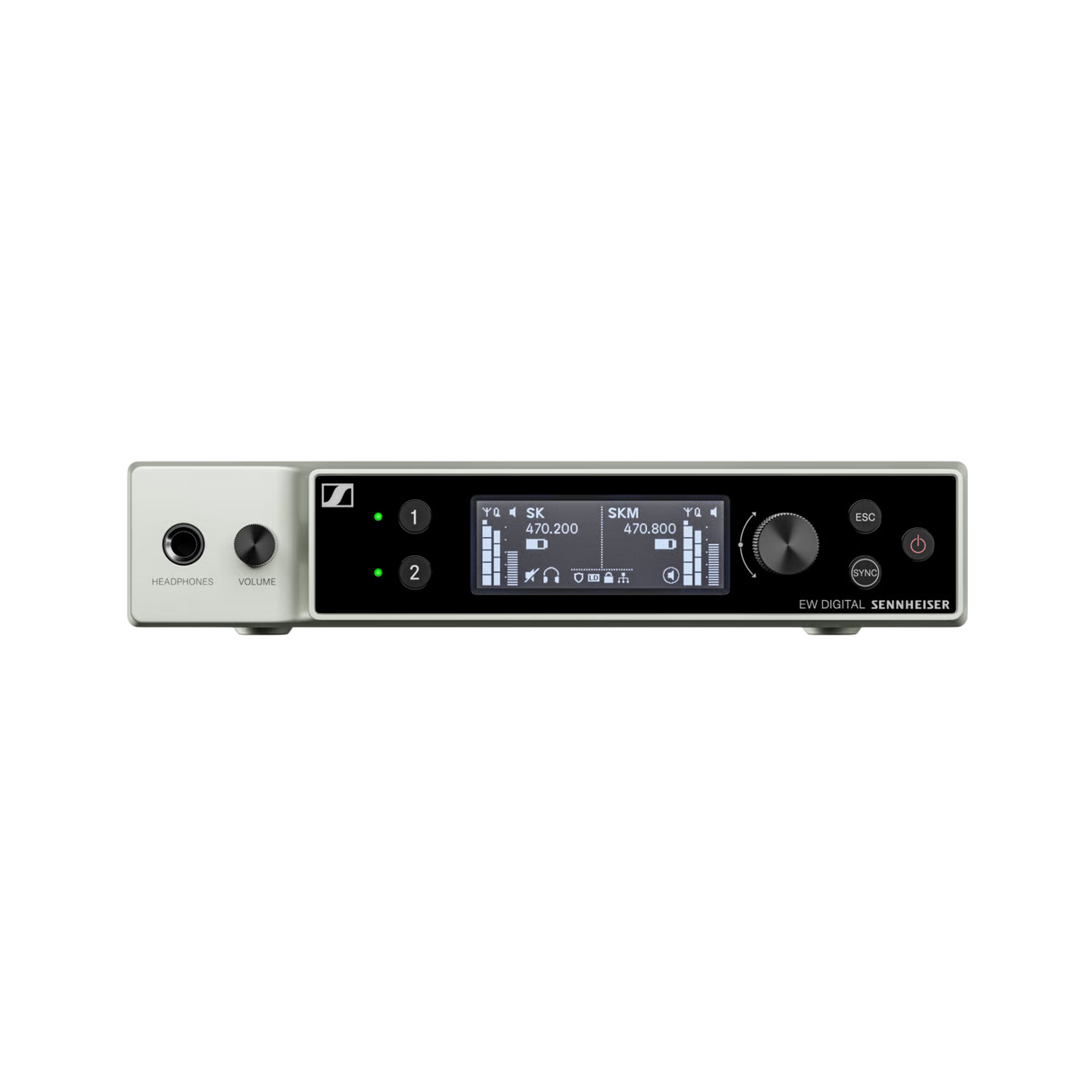 Sennheiser EW-DX 2 channel half-rack (9,5“) non-Dante® receiver. (S1-10)