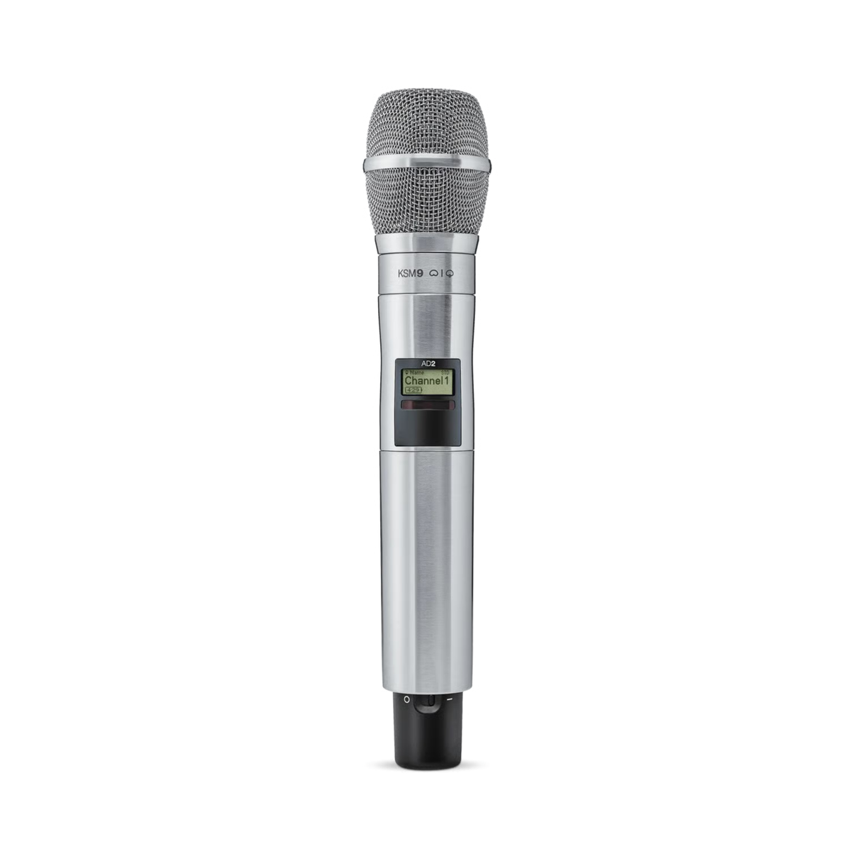 Shure Axient Digital handheld transmitter with KSM9 capsule (470-636 MHz) (nickel)