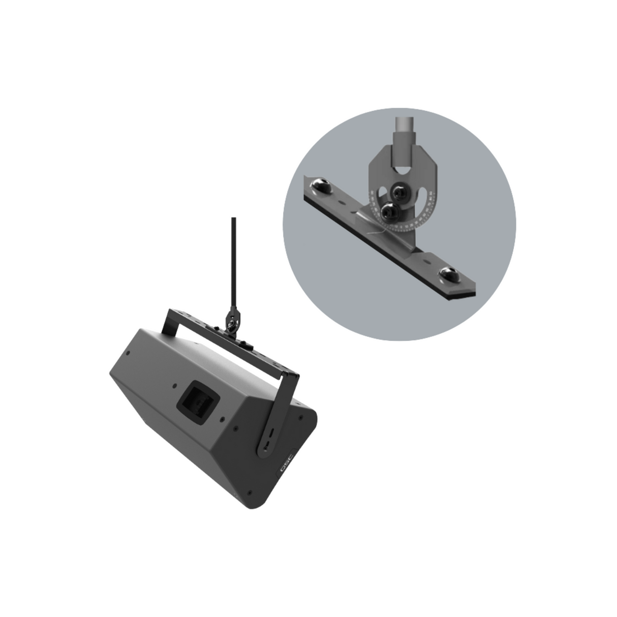 Adaptive Technologies ceiling mount adaptor, black