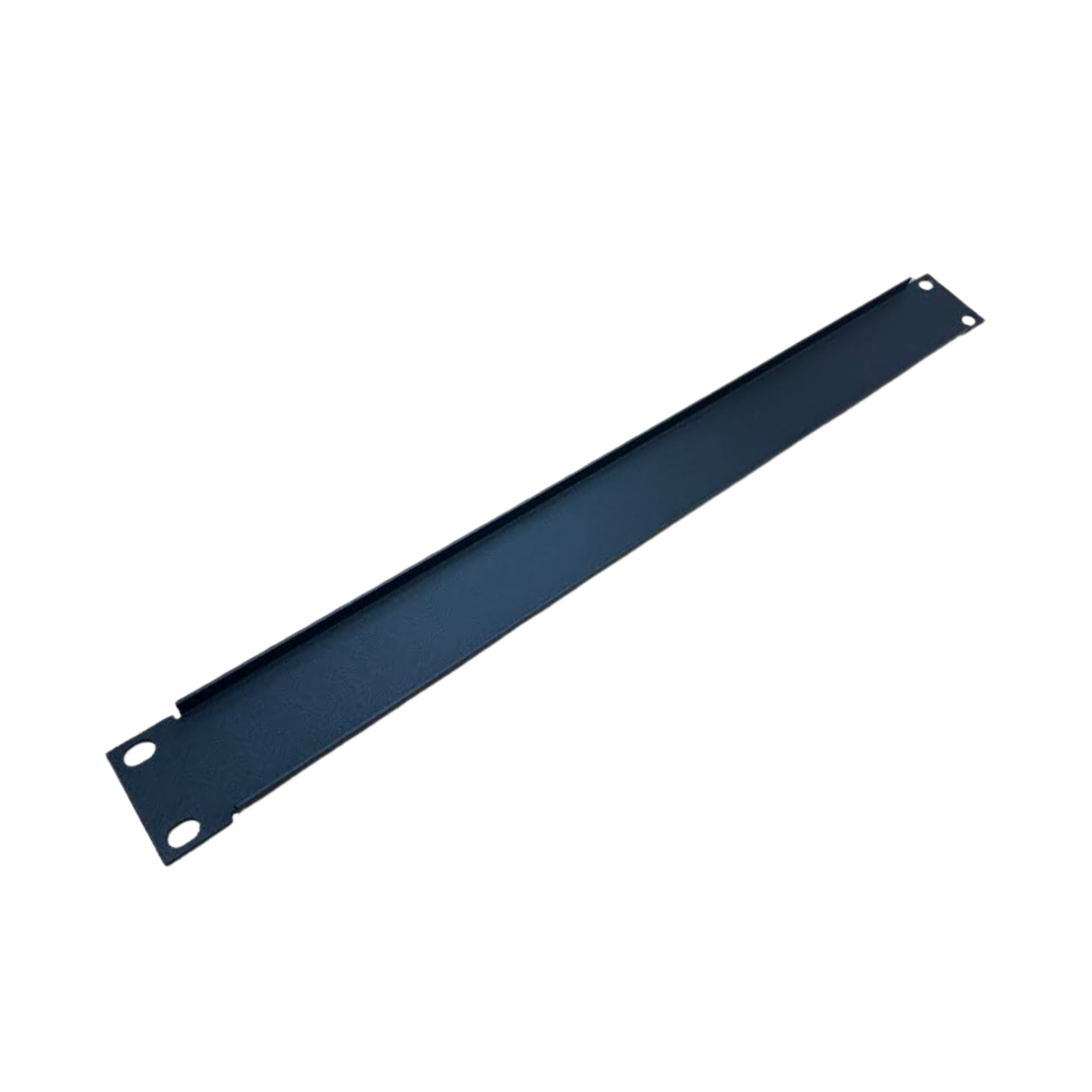K&M 494/1 steel blanking panel, 1U, black