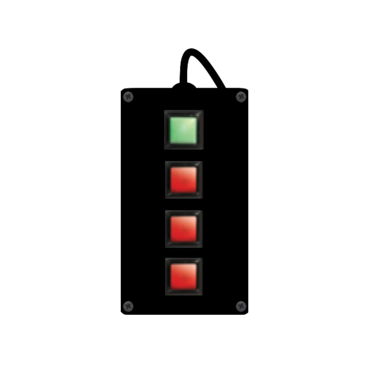 Nemesis REM44 Remote Control Box - 4 Buttons  > 4 Xlr Outs