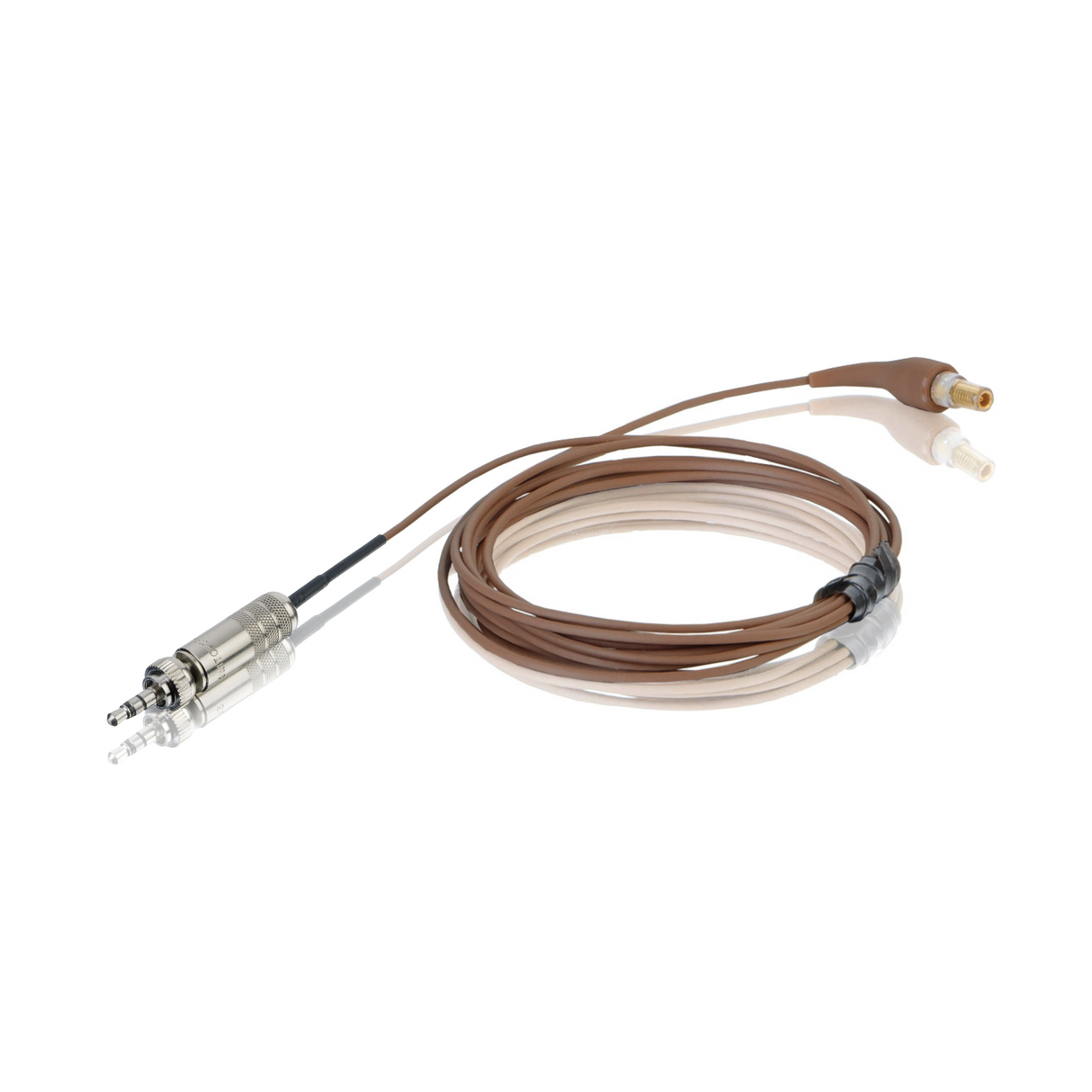 Countryman H6 headset cable for Sennheiser Evolution 3.5mm locking mini jack, cocoa