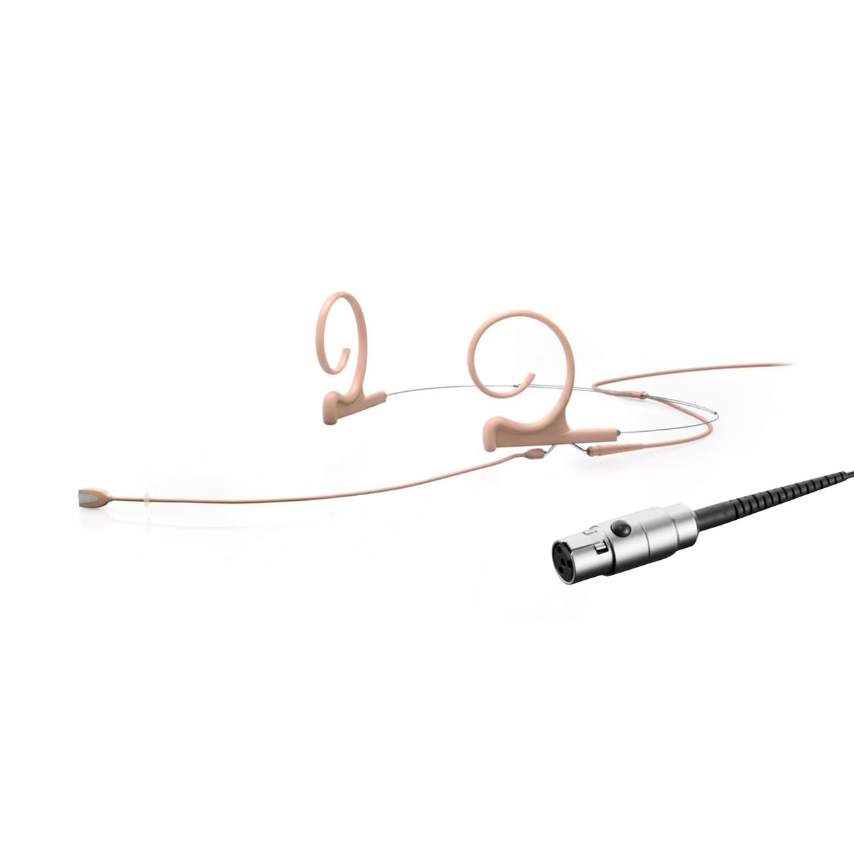 DPA 4166 CORE Omni Flex Headset Mic, 110 mm Boom, Beige, TA4F Mini-XLR