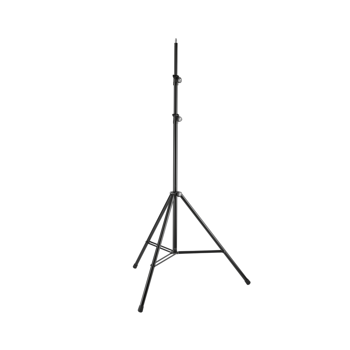 K&M 20811 microphone stand with 2-piece extension tube, 1/2in thread, maximum height 4400mm, black