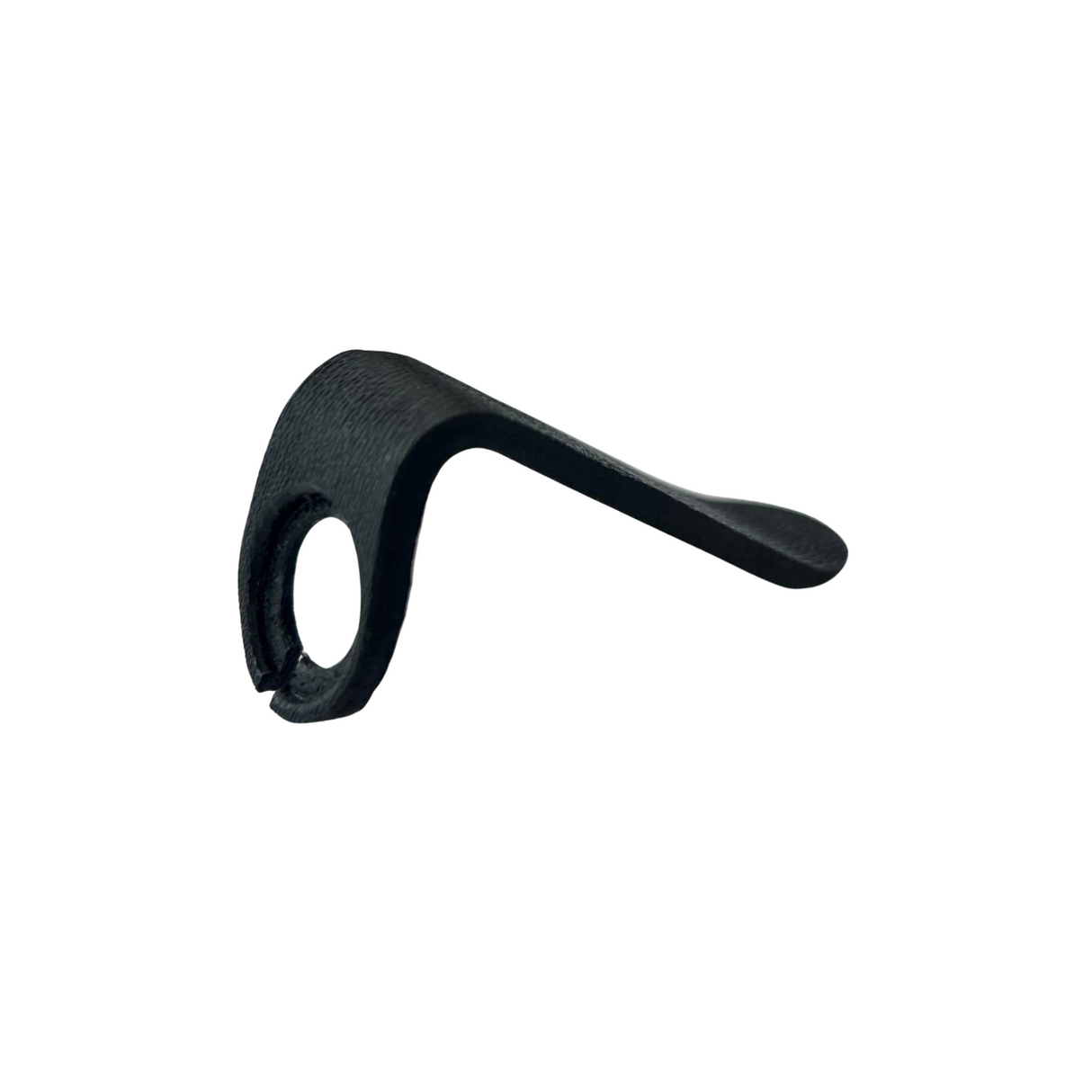 Countryman belt clip for XLR-style preamp, black plastic