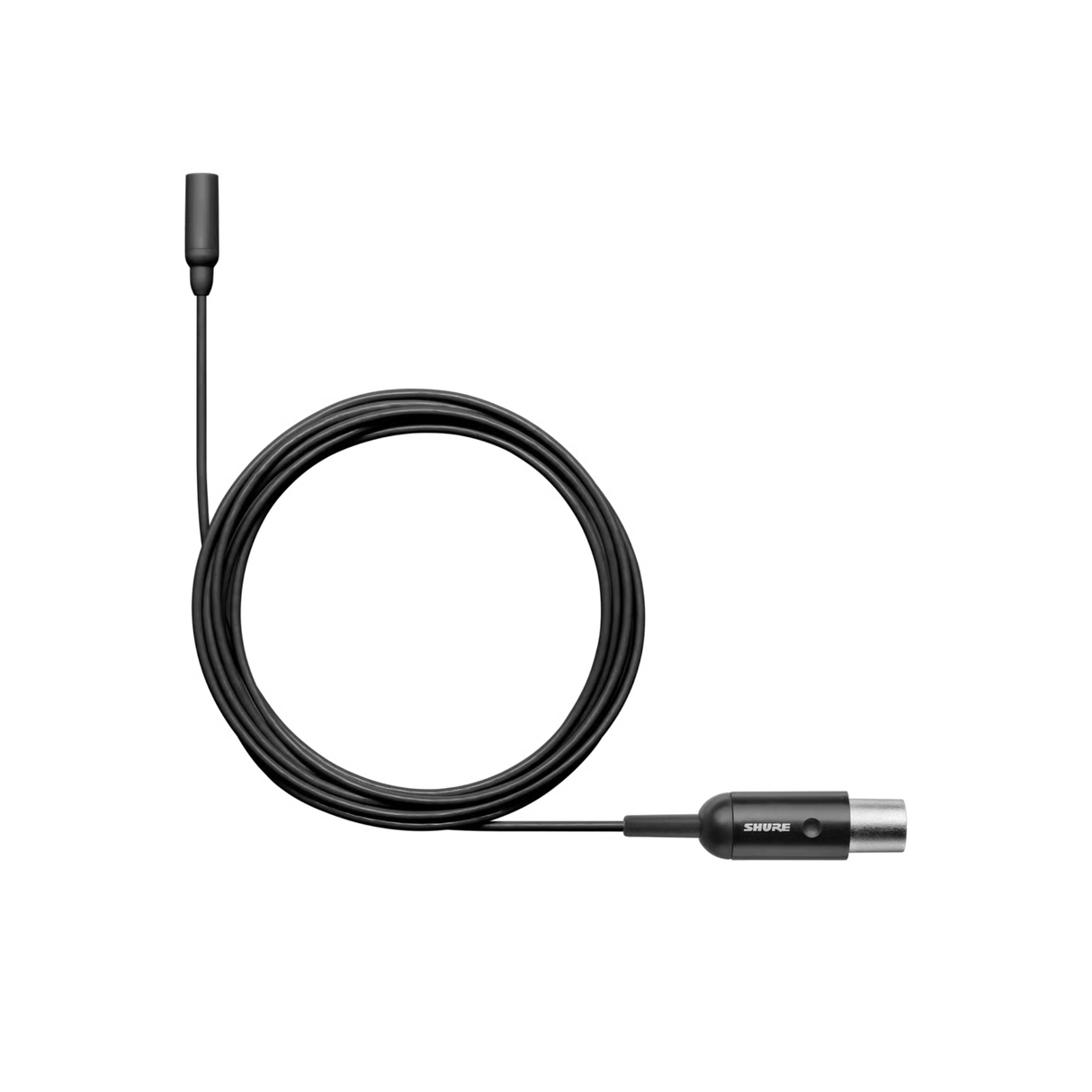 Shure Omnidirectional Condenser Microphone  (Low-sens) with 1.6mm cable & MTQG connector (Black)