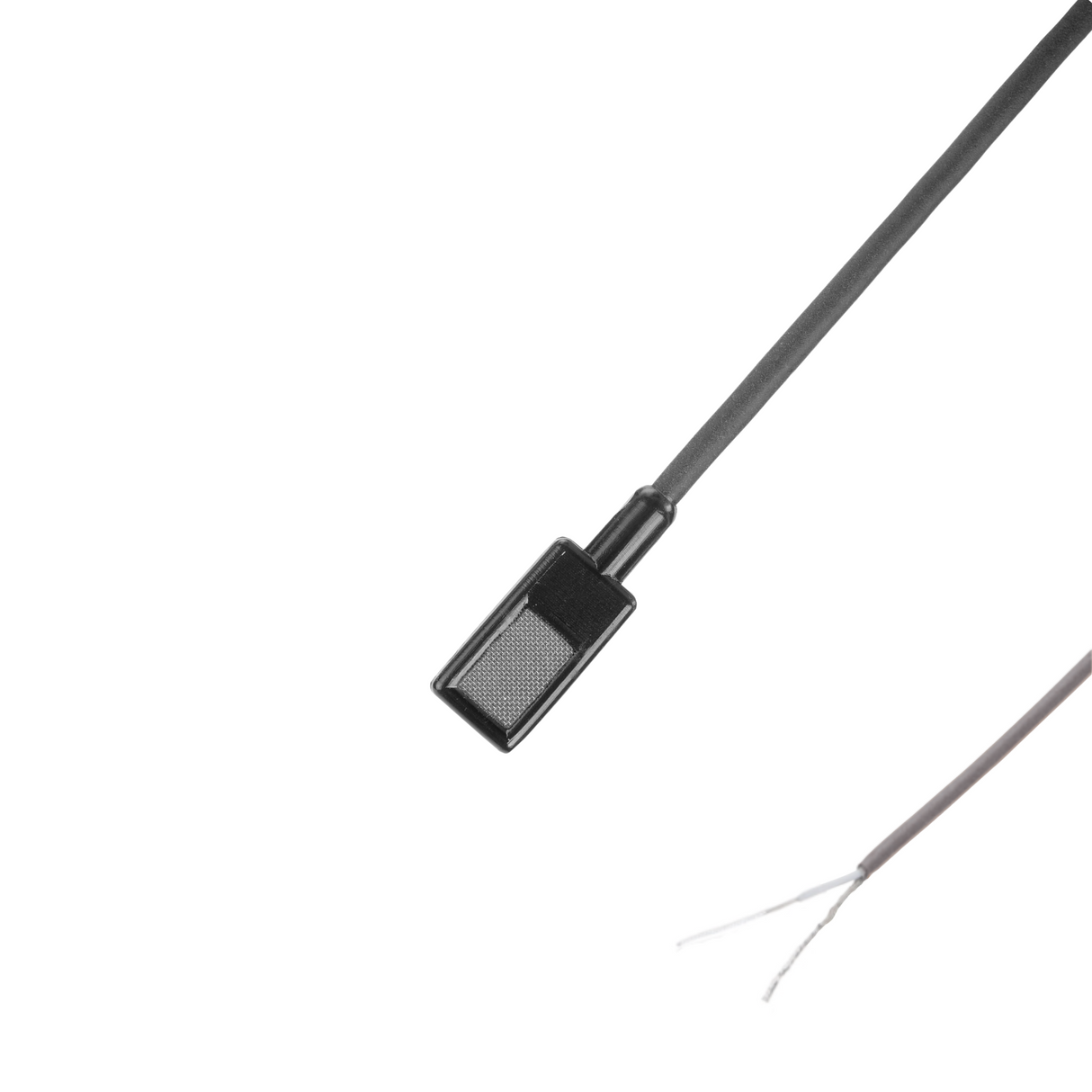 Countryman EMW (square) microphone to pig tails, black, shelved HF response