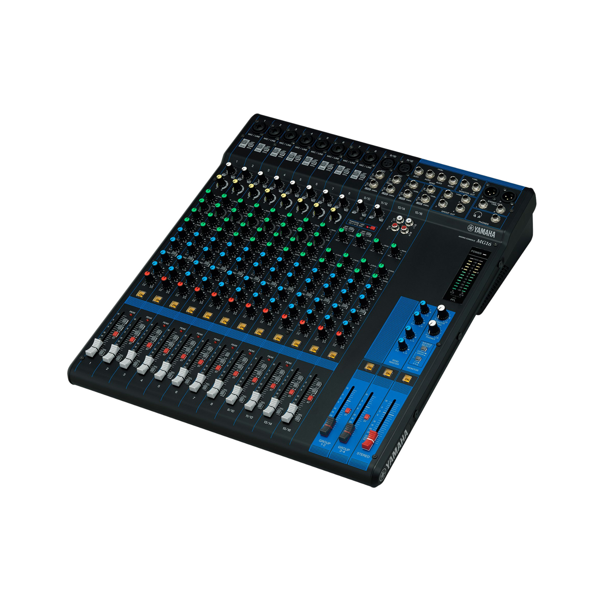 Yamaha 16 CH, D-Pre MicPreamps, 48V Phantompower, 3-Band CH EQ & HPF, 26dB Pad, XLR- Outs, 8 Compres