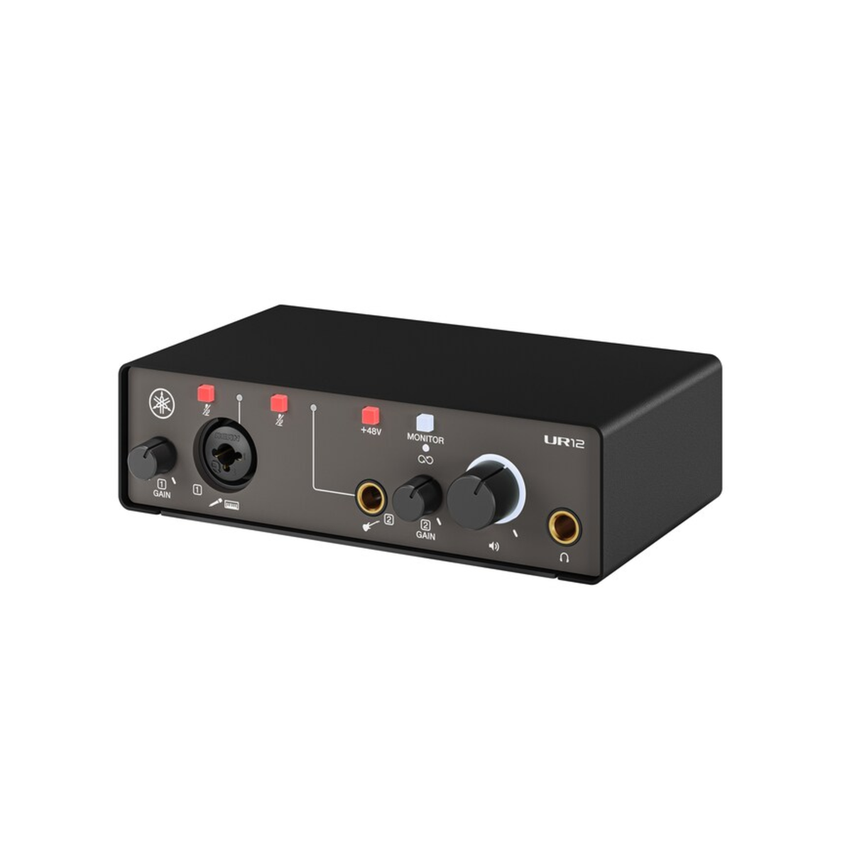 Yamaha UR12MK3 B 2-in/2-out USB-C Audio Interface, black