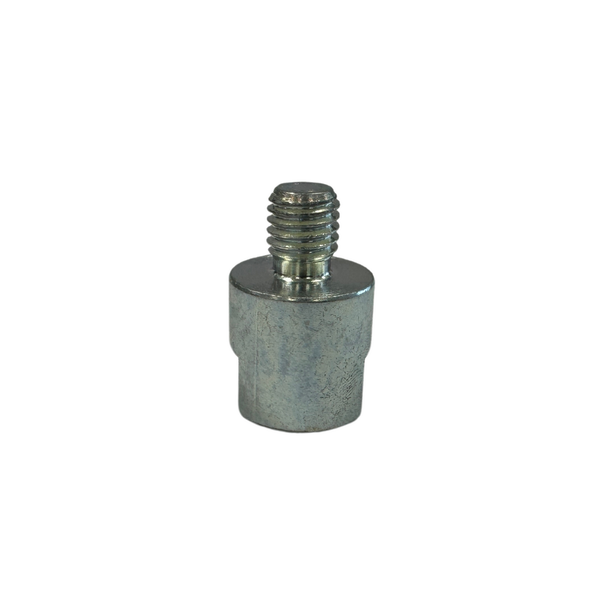 K&M 21980 thread adaptor 3/8 inch internal thread, M10 external thread, zinc plated