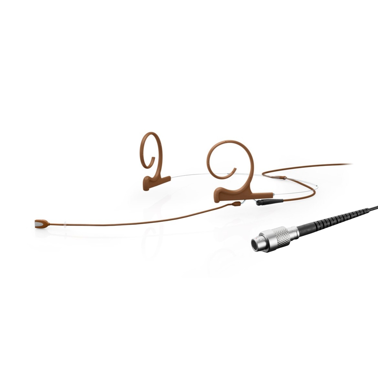 DPA 4166 CORE Omni Flex Headset Mic, 110 mm Boom, Brown, 3-pin LEMO