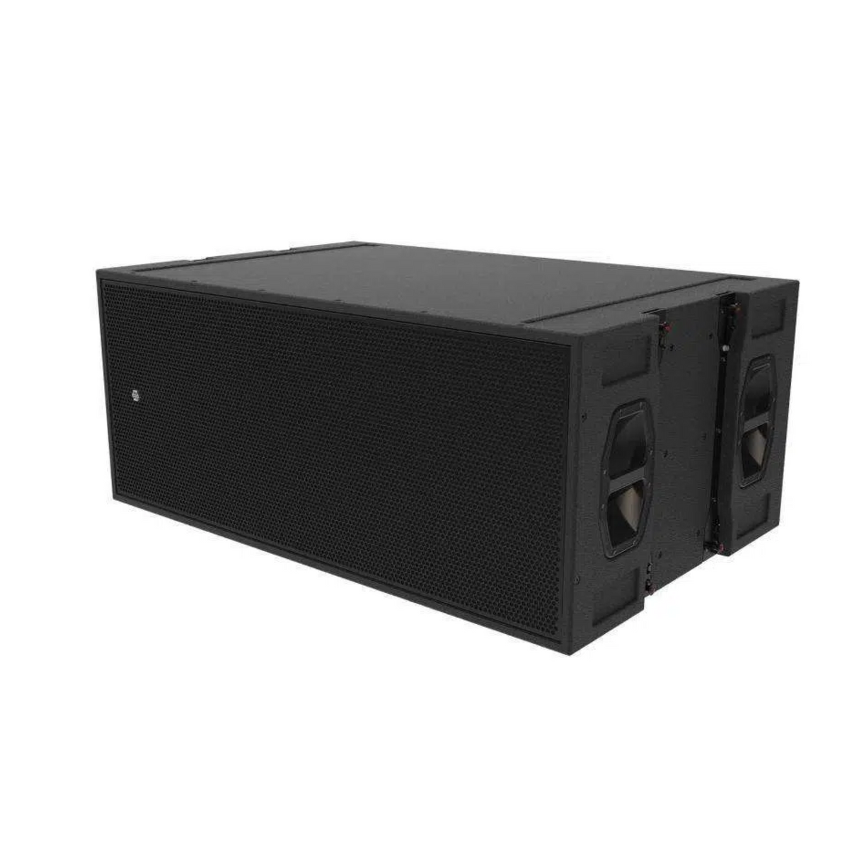 EM Acoustics compact flyable touring subwoofer, 2 x 15" neo LF, integrated flyware, 40Hz - 120Hz