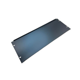 K&M 494/1 steel blanking panel, 4U, black