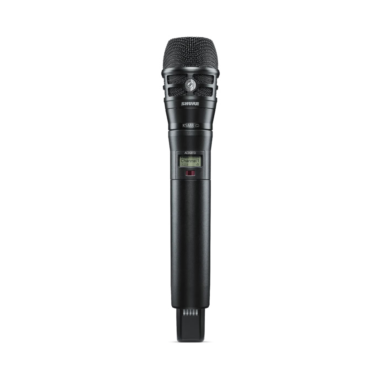 Shure Axient Digital handheld transmitter  with KSM8 capsule (470-636 MHz) (black)