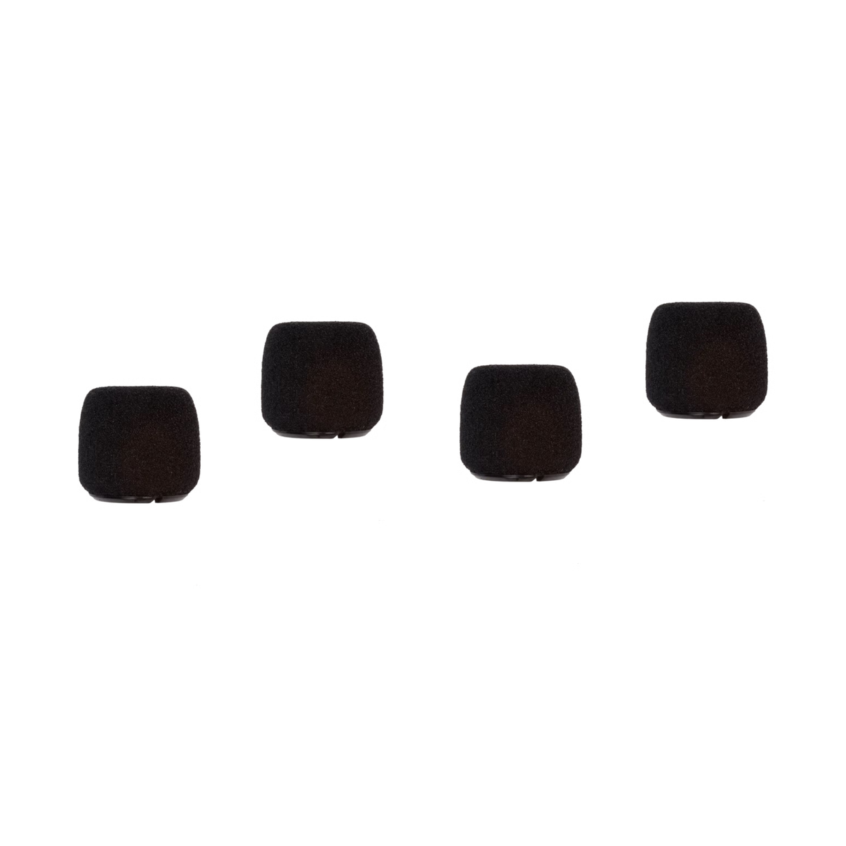 Shure ACV04WS Snap-fit Windscreen for CVO Overhead Microphones. Four pack, Black