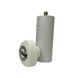 K&M 24521 reducer flange with 3/8in bolt, white