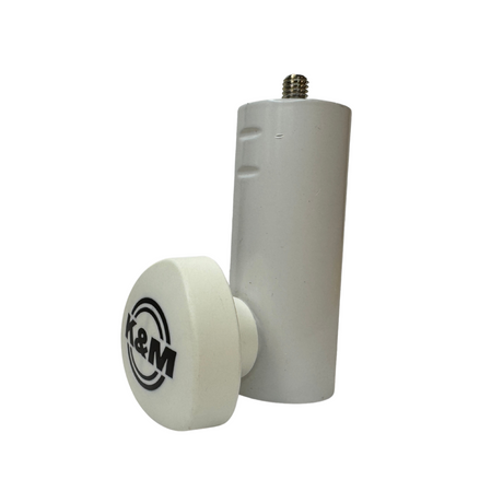 K&M 24521 reducer flange with 3/8in bolt, white