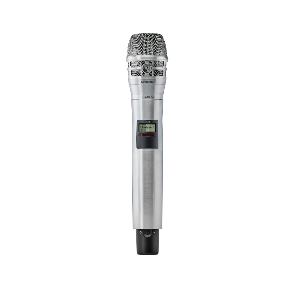 Shure Axient Digital handheld transmitter with KSM8 capsule (606-694 MHz) (nickel)