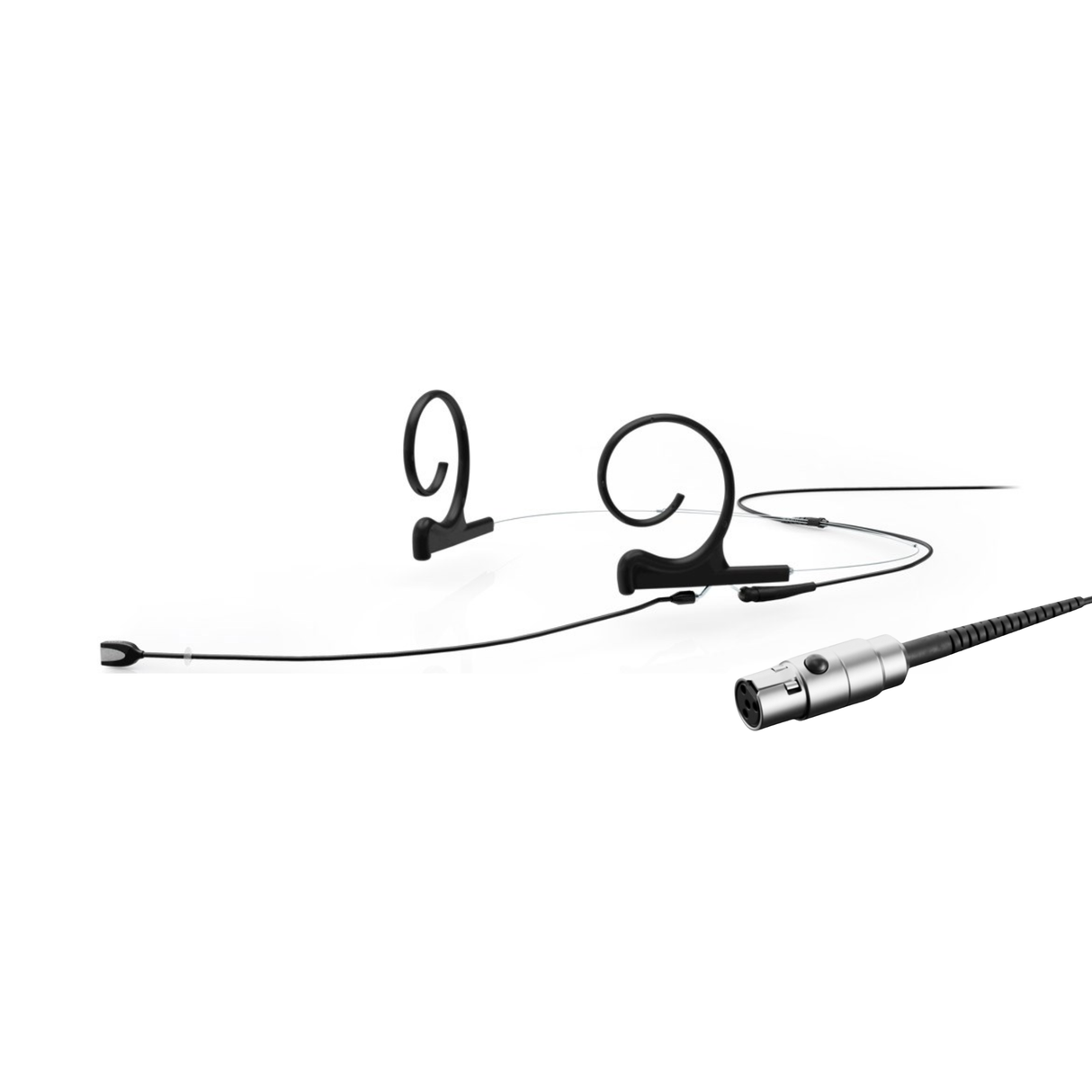 DPA 4166 CORE Omni Flex Headset Mic, 110 mm Boom, Black, TA4F Mini-XLR