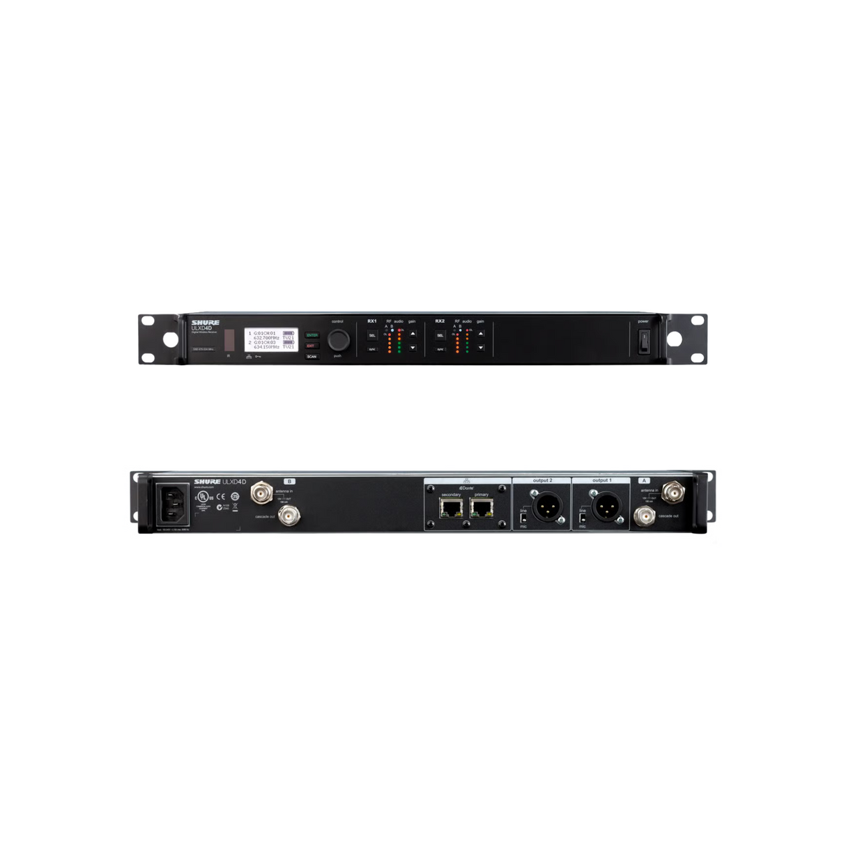 Shure ULX-D Digital Dual Receiver, K51