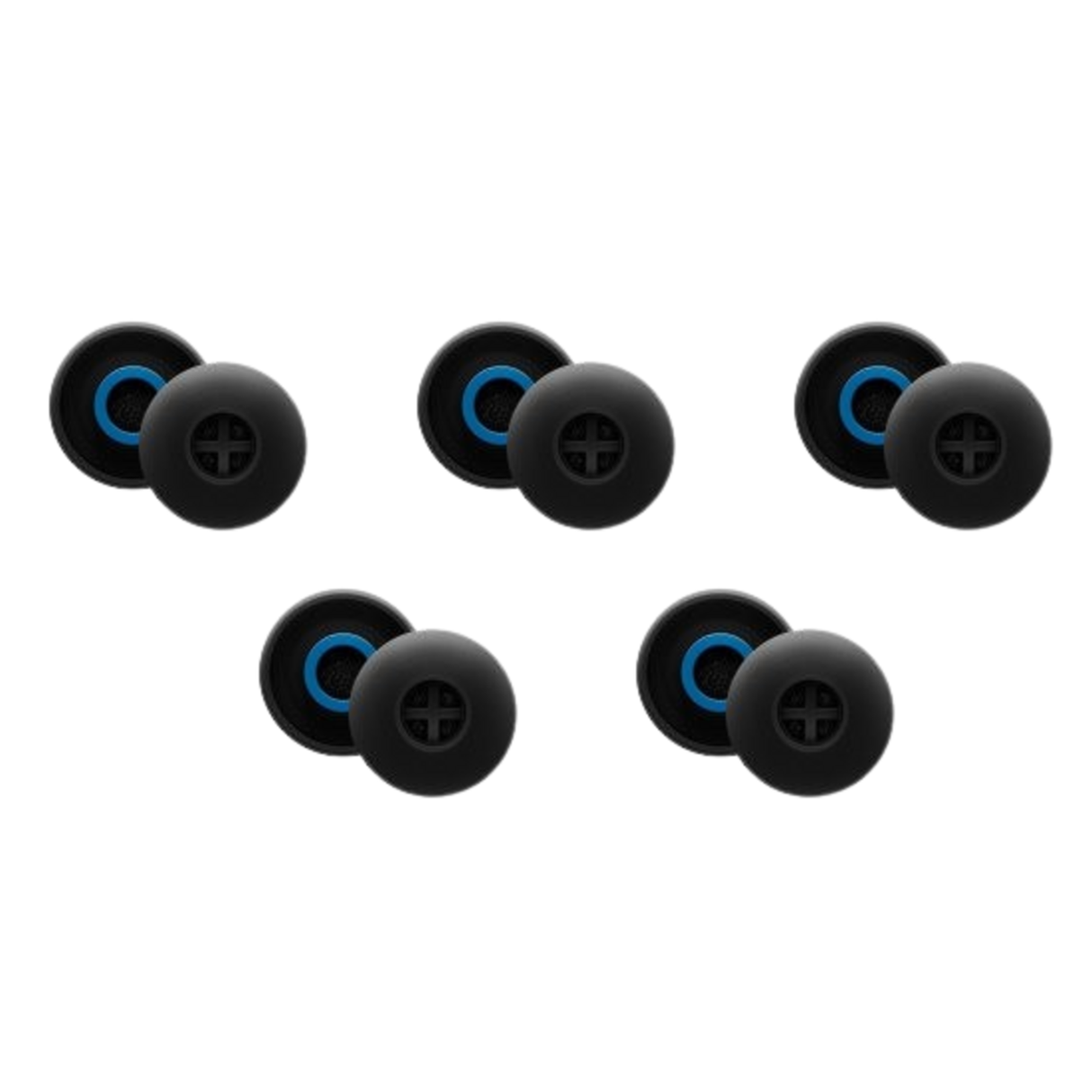 Sennheiser SILICONE EAR ADAPTER “L” Pairs of silicone ear adapter, size large, blue identifier