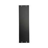 K&M 494/1 steel blanking panel, 3U, black