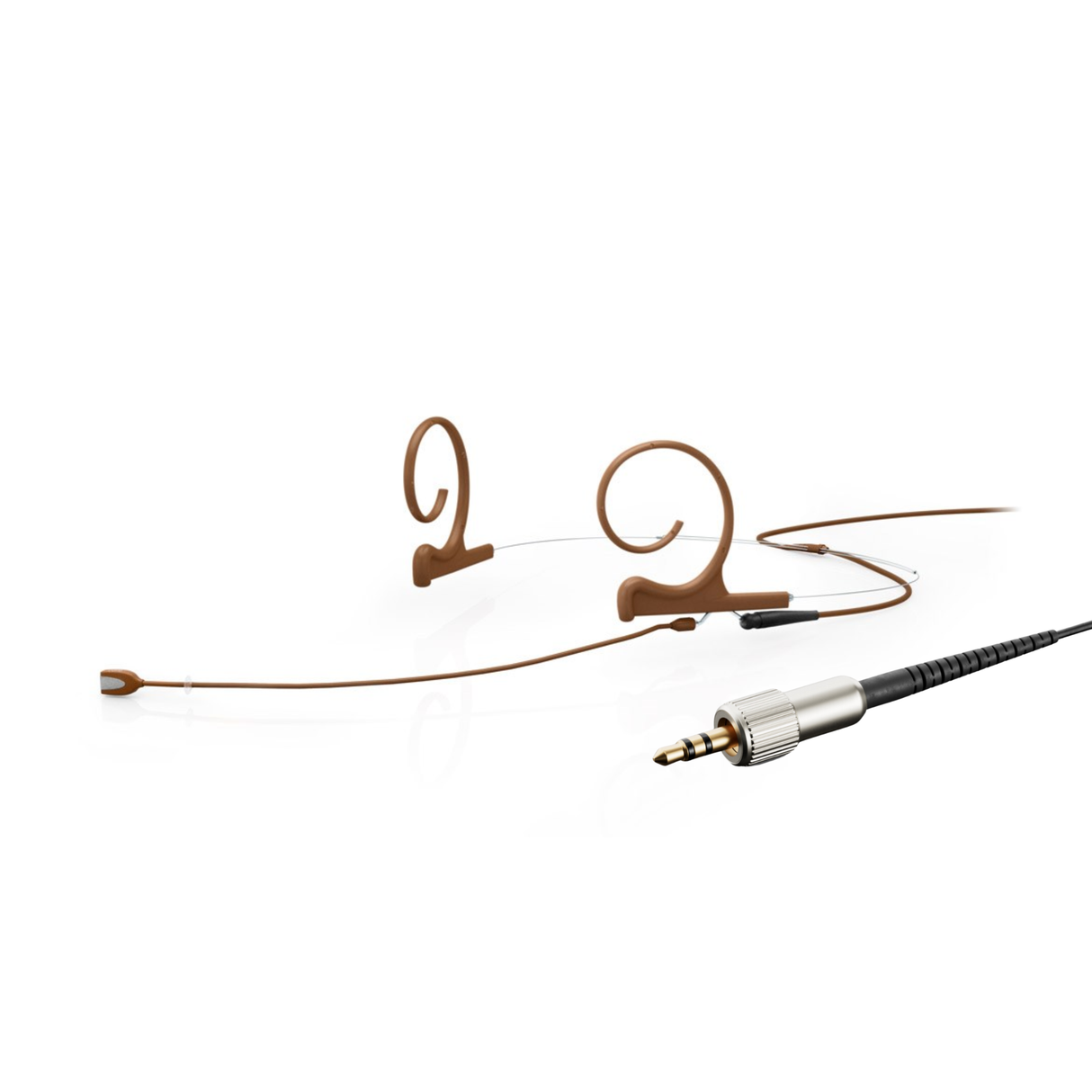 DPA 4166 CORE+ Omni Flex Headset Mic, 110 mm Boom, Brown, Mini-Jack