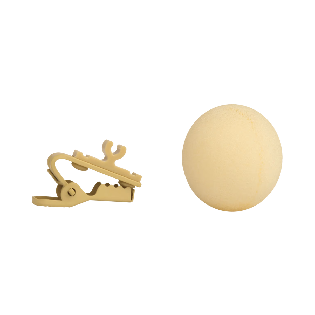 Shure Tan Foam Windscreen & Tie Clip
