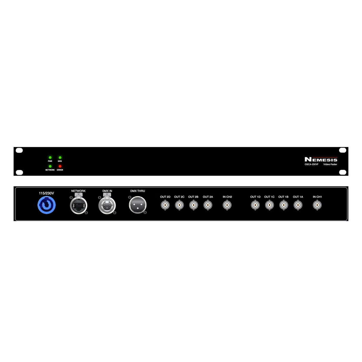 Nemesis OSCA-DXVF DMX Video Fader Unit