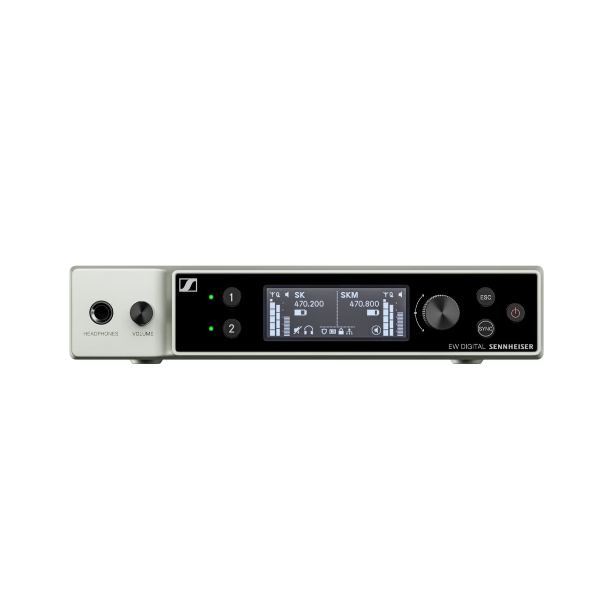 Sennheiser EW-DX EM 2 DANTE (Q1-9) 2 channel half-rack (9,5“) Dante® receiver