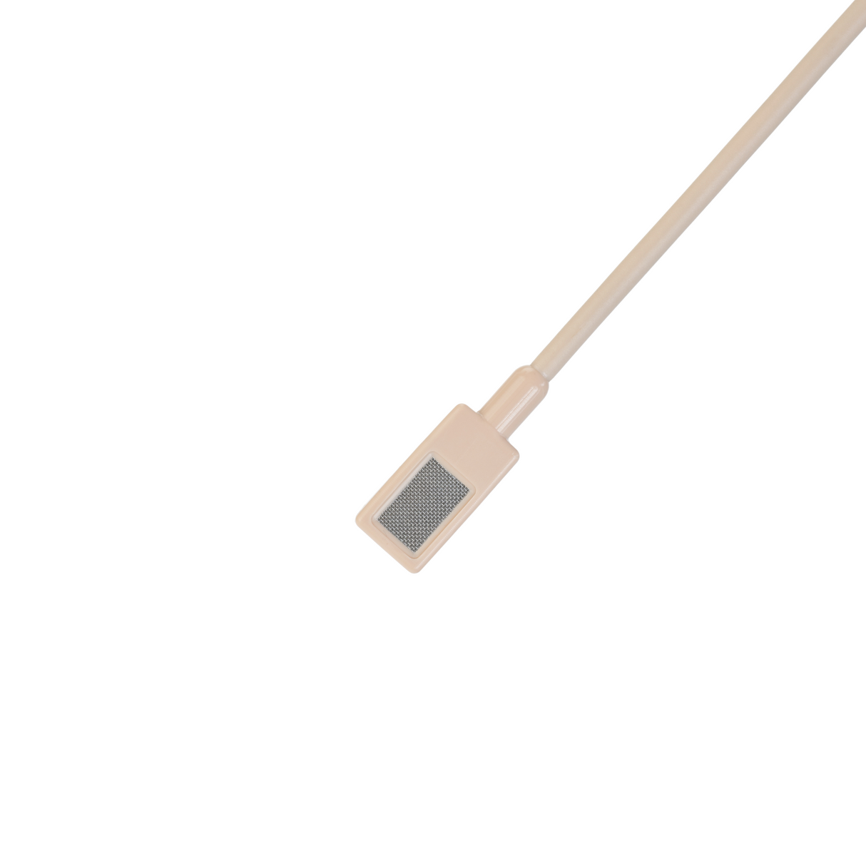 Countryman EMW (square) microphone wired for Sennheiser 3.5mm, light beige, flat HF response