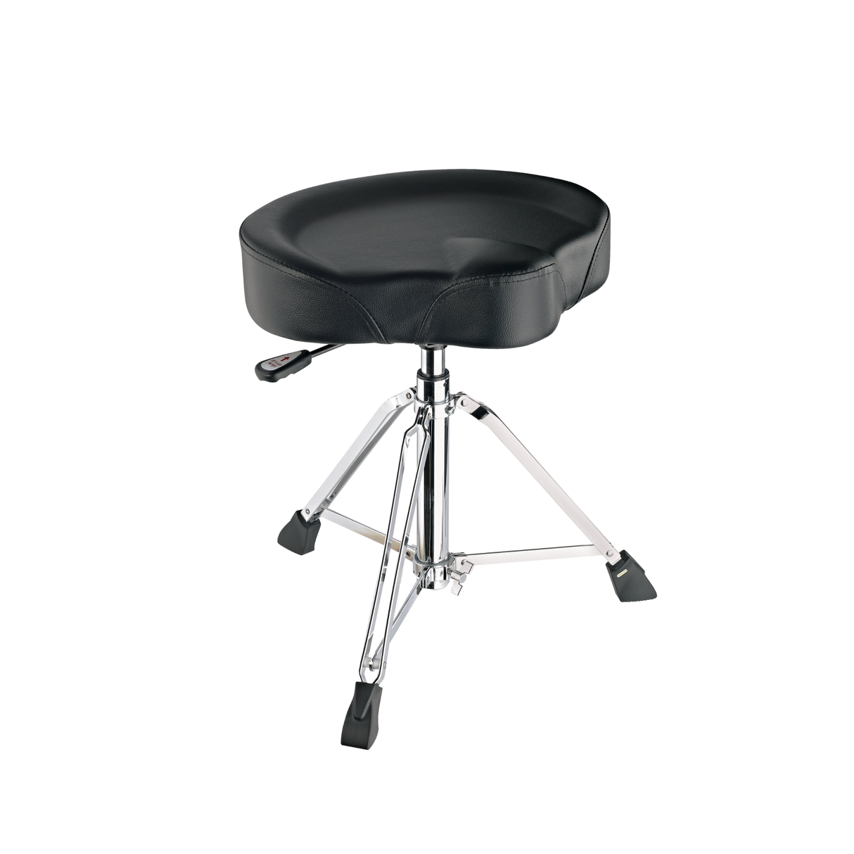 K&M 14035 drummer's throne with pneumatic spring, black imitation leather