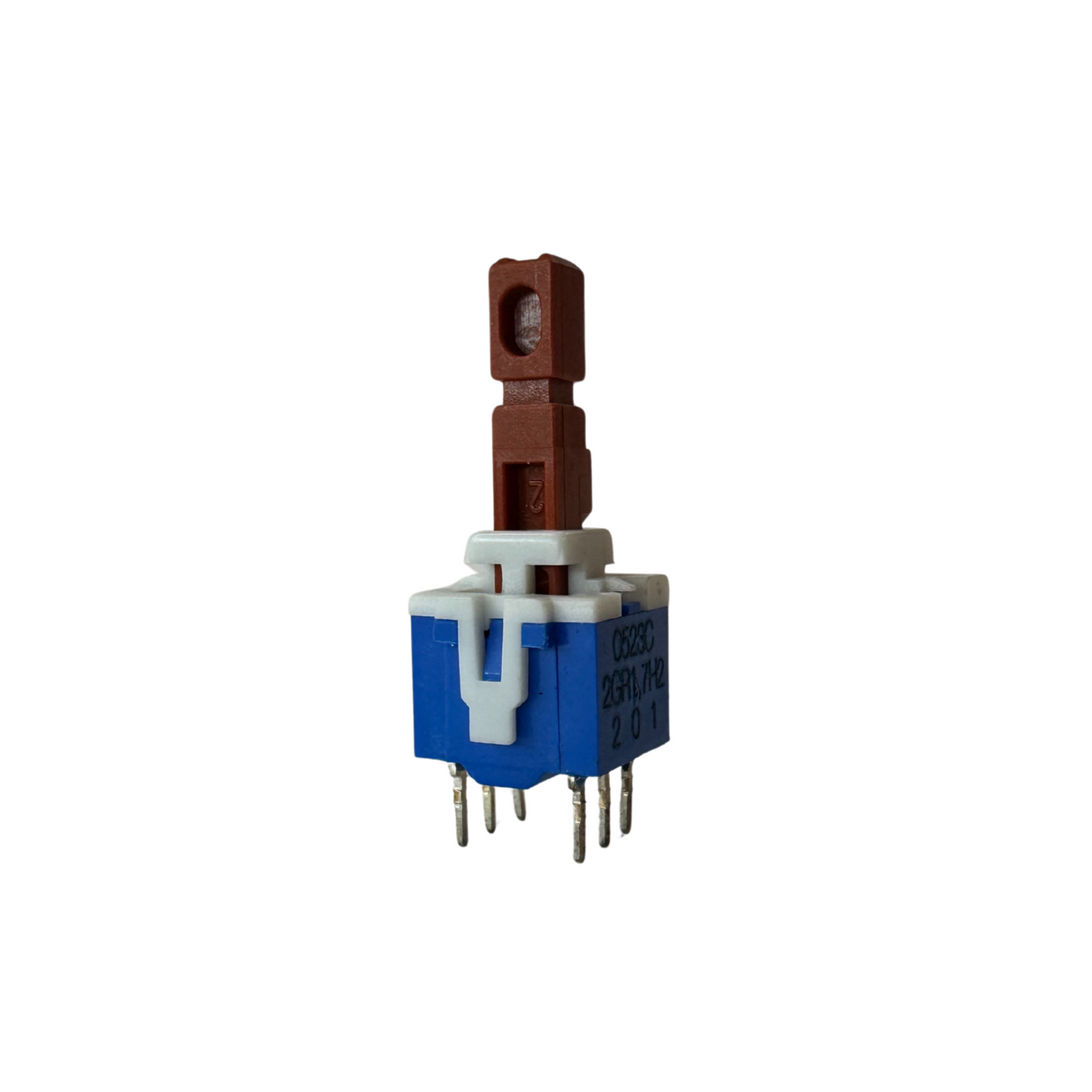 Clear-Com switch, DPDT Push Button Miniature w/long Plunger